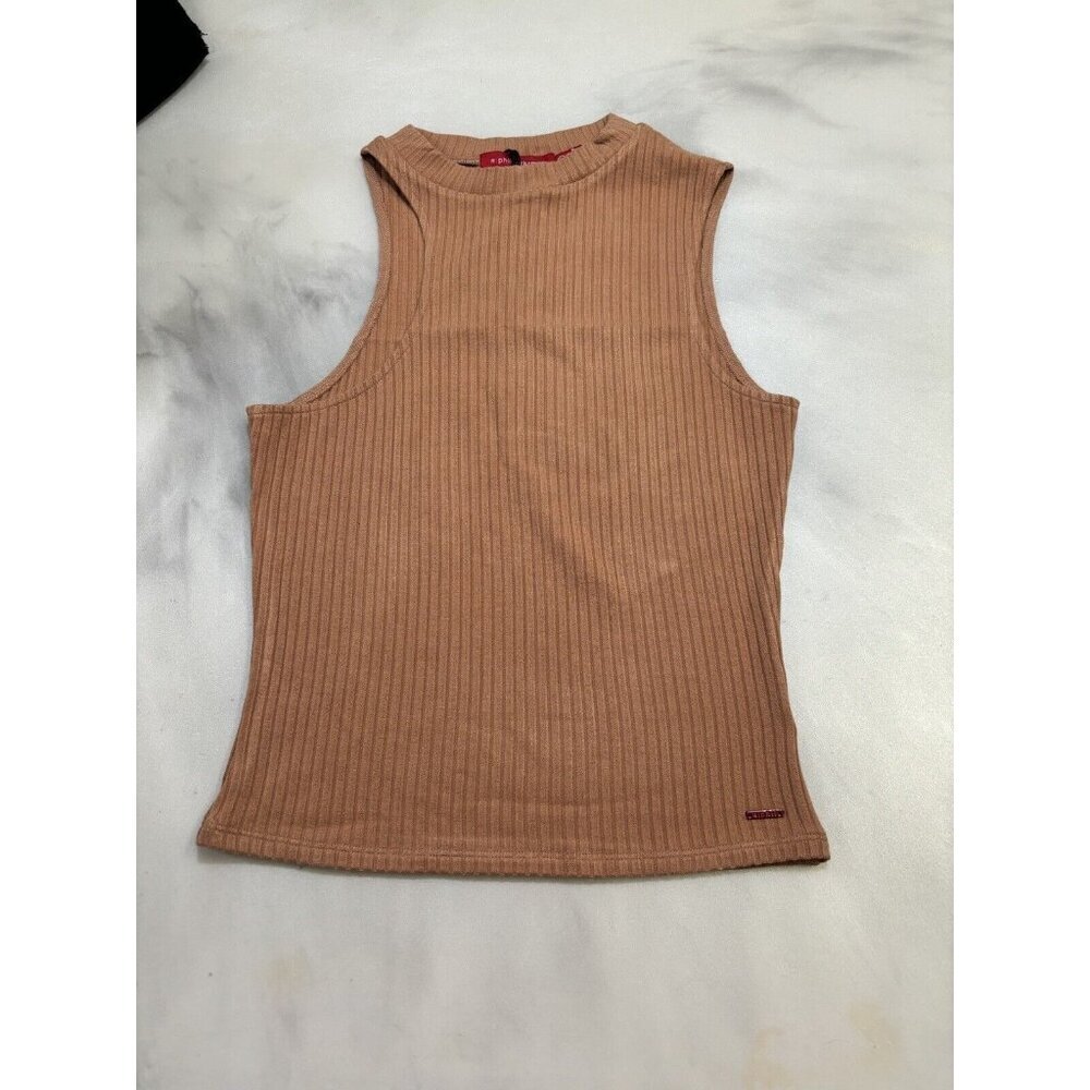 NWT Women’s n:philanthropy Soleri Top In Brown Cropped Tank Size Small MSRP $88 - Picture 3 of 9